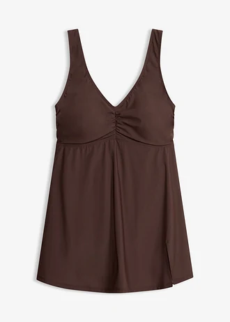Robe de bain sculptante, maintien modéré, col V