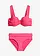 Balconette bikini met gewatteerde bandjes (2-dlg. set), Kleur: pink