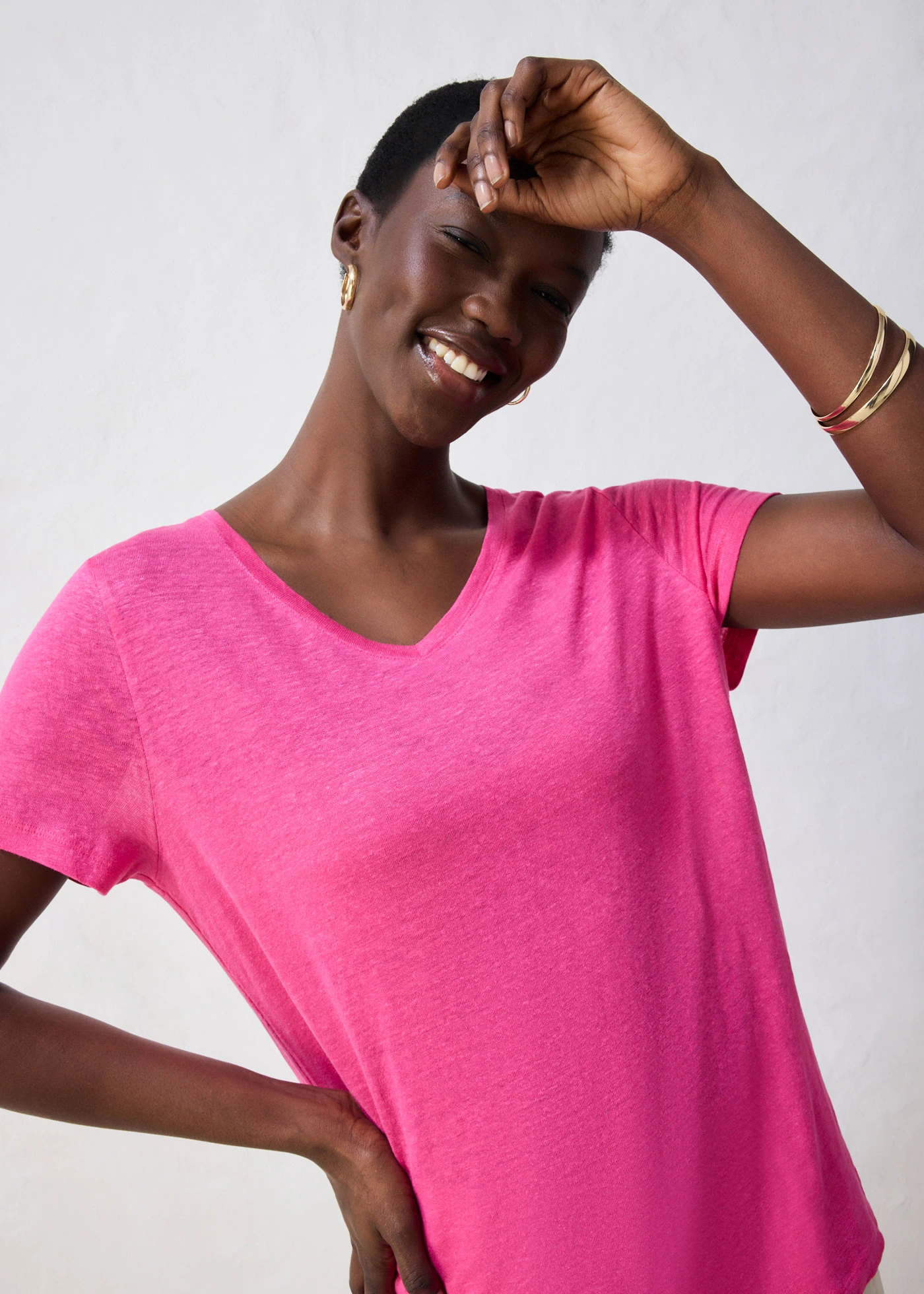 T-shirt van puur linnen • pinklady • bonprix online shop