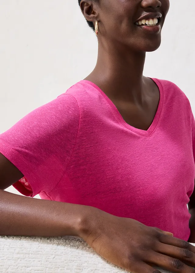 T-shirt 100% lin • fuchsia • product-page.page-title-suffix