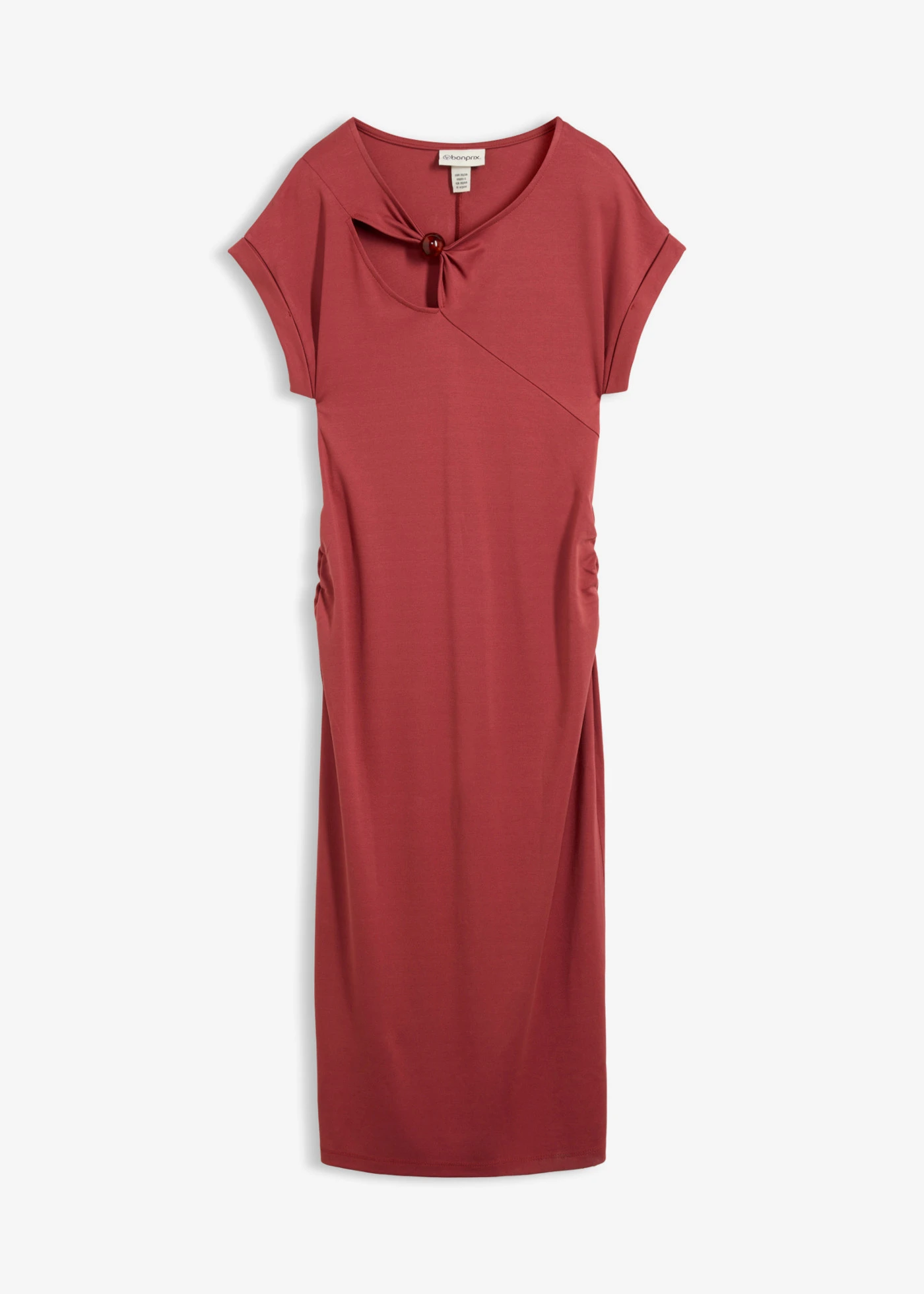 Jersey jurk van Punto di Roma • woestijnrood • bonprix online shop