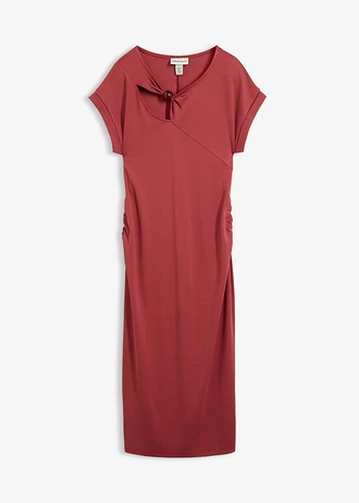 Jersey jurk van Punto di Roma • woestijnrood • bonprix online shop