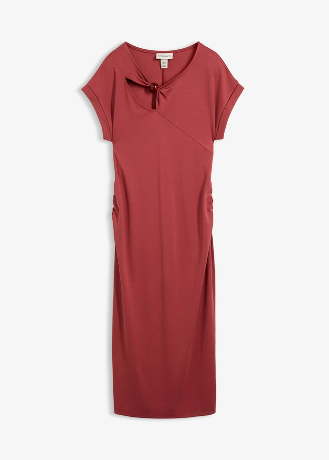 Jersey jurk van Punto di Roma • woestijnrood • bonprix online shop