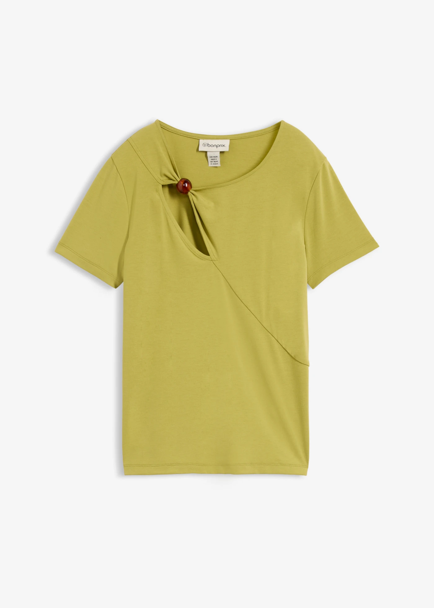 Tricou din mix fluid cu viscoză • verde cactus • magazin bonprix