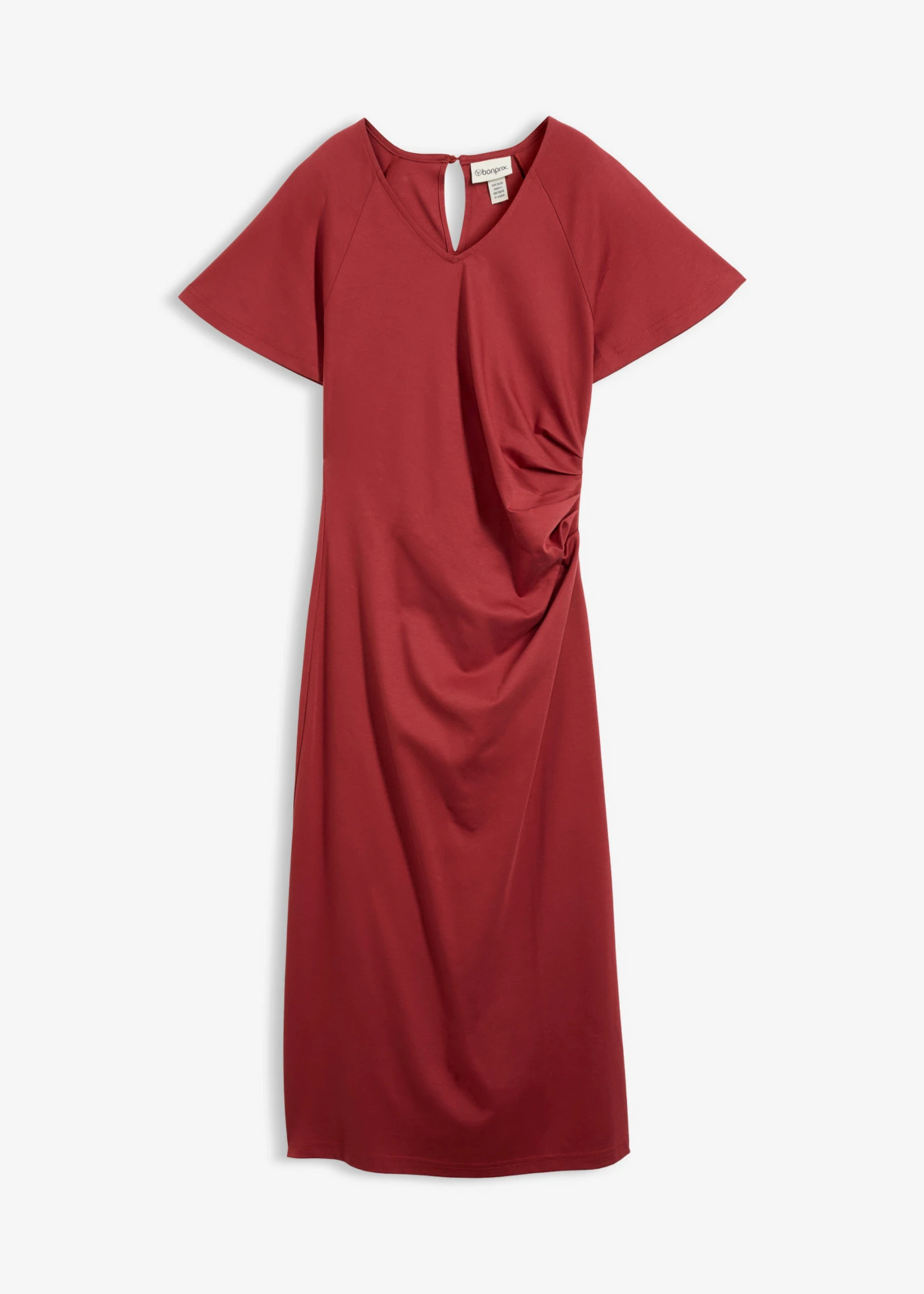 Rochie din jerse din bumbac • roșu oxid • magazin bonprix