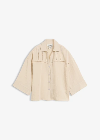 Overhemdblouse van een viscosemix