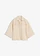 Overhemdblouse van een viscosemix, Kleur: lichtsand