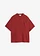 Oversized blouse met korte mouwen, Kleur: woestijnrood