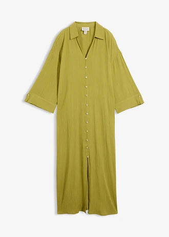 Rochie tip caftan din viscoză fluidă • verde cactus • magazin bonprix