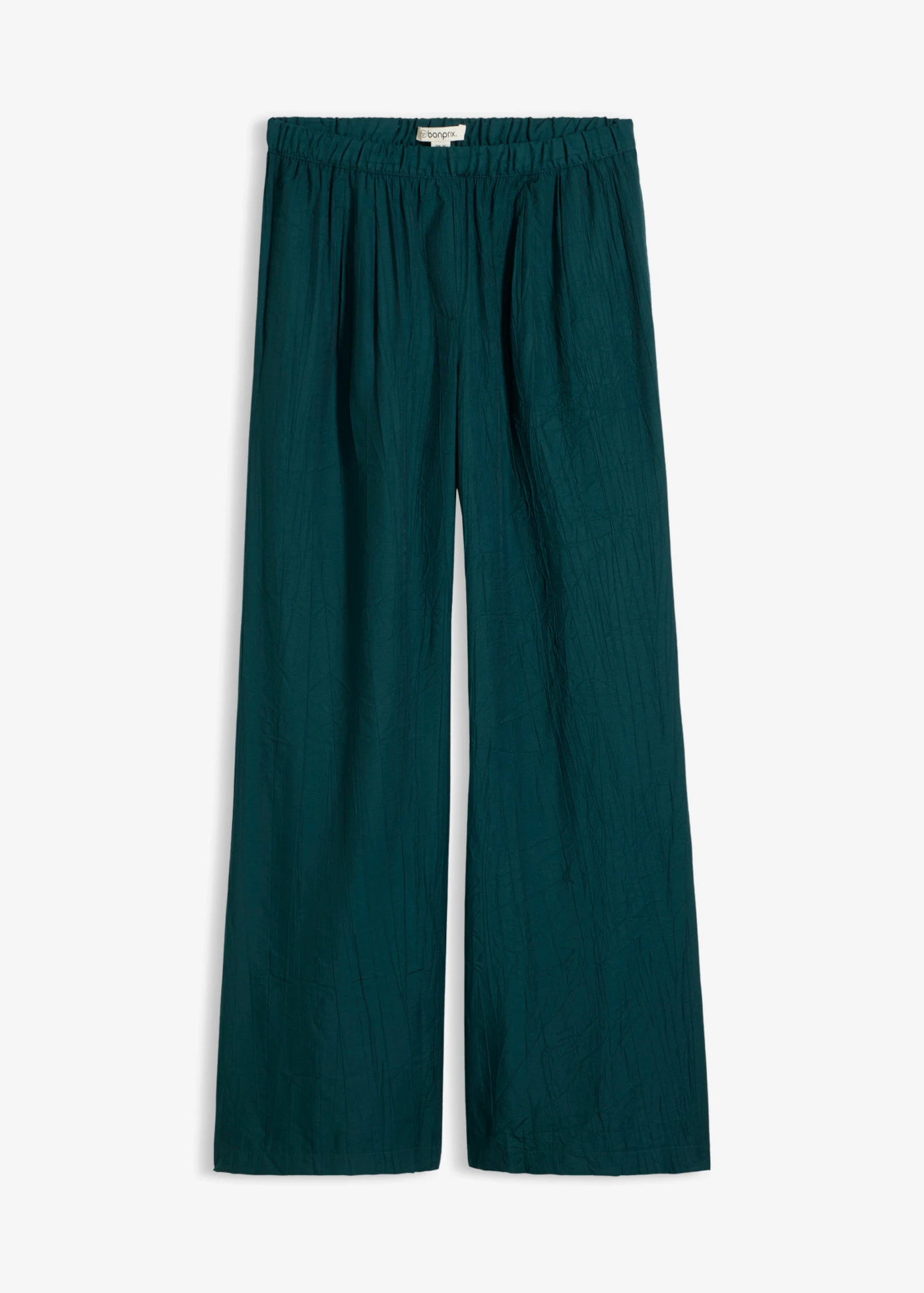 Pantalon aspect plissé • vert profond • Boutique bonprix