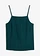 Top cu aspect plisat, din material cu viscoză, culoare: verde profund