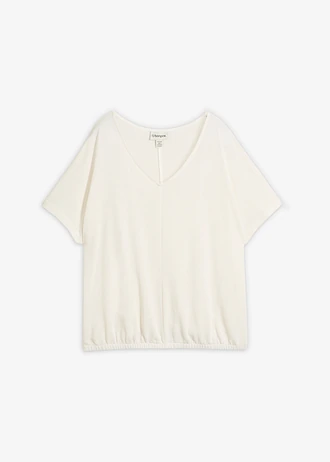 Shirt in gebreide look