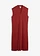 Jersey jurk van een viscosemix met schoudervullingen, Kleur: woestijnrood