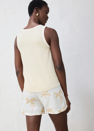 Tank top • jasny piaskowy - biel wełny • sklep bonprix