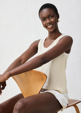 Débardeur • sable clair/écru • Boutique bonprix