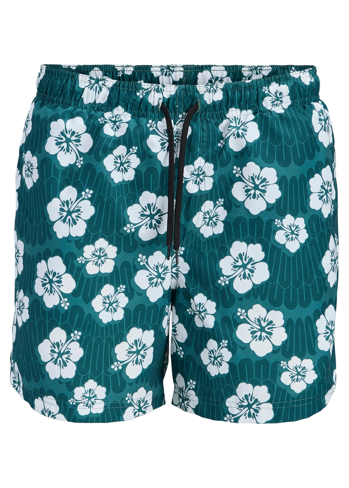 Șort de baie JJ REBEL • verde închis floral • magazin bonprix