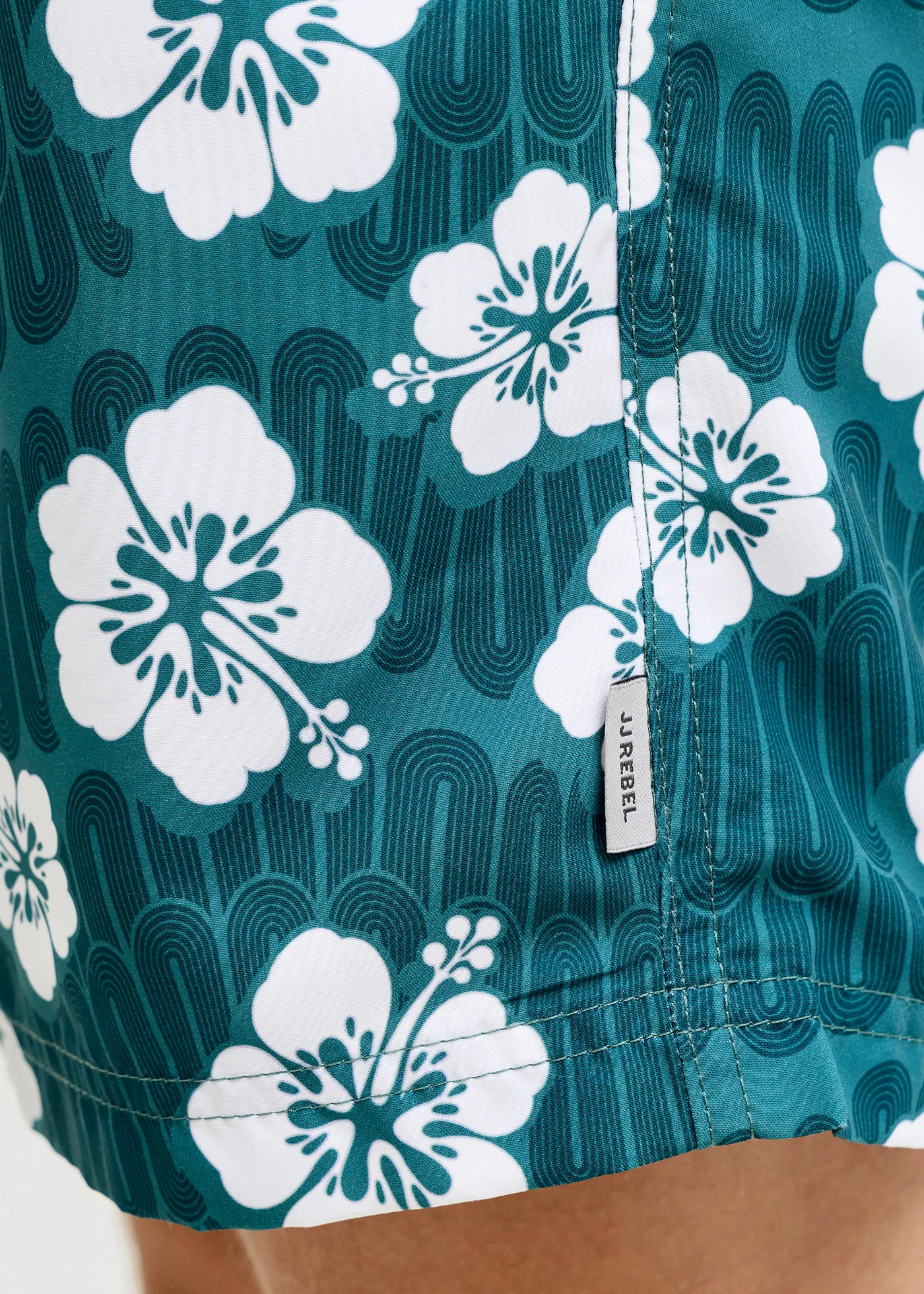 JJ REBEL zwemshort • donkergroen gebloemd • bonprix online shop