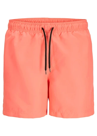 Koupací šortky JJ REBEL, barva: hot coral
