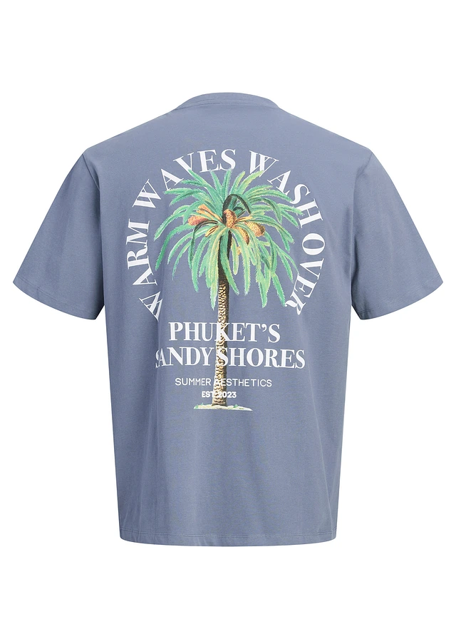 JJ REBEL T-shirt van puur katoen • grijs • product-page.page-title-suffix