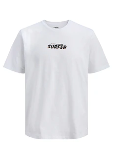 T-shirt JJ REBEL 100% coton, Couleur: blanc imprimé