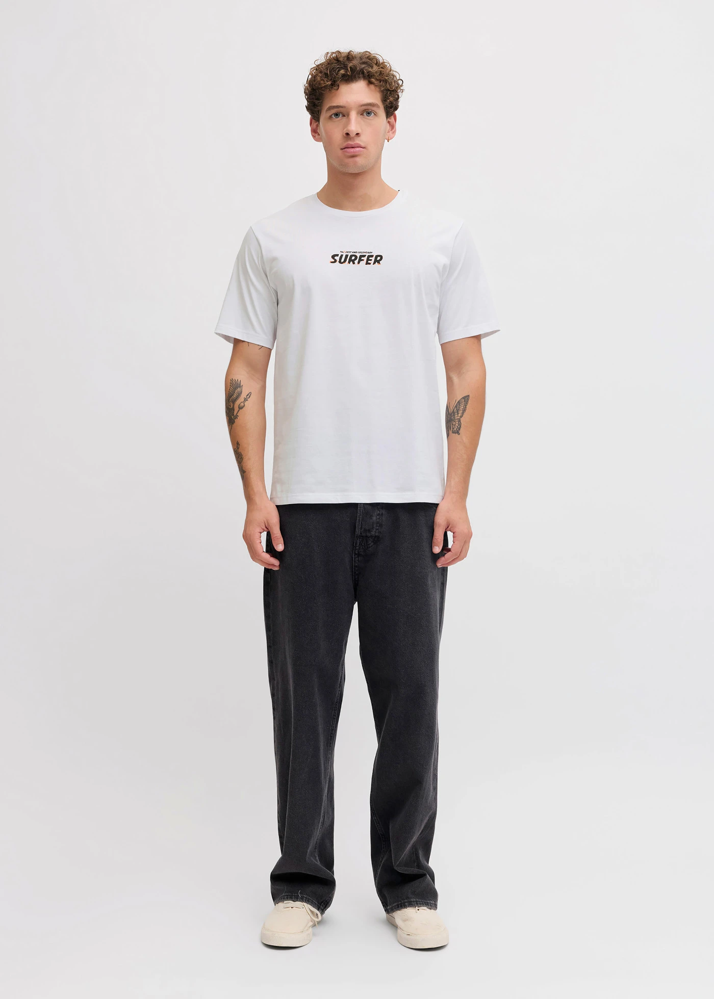 JJ REBEL tričko z čistej bavlny • biela potlačená • obchod bonprix