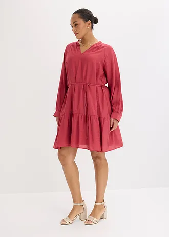 Robe-tunique douce, Couleur: rouge cerise