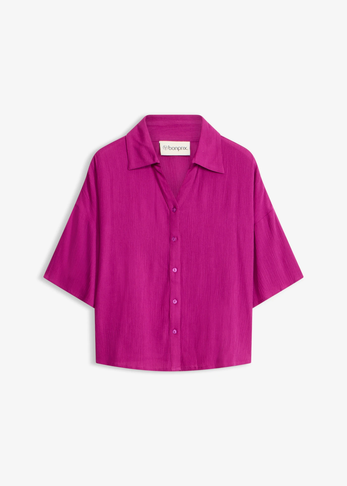 Korte strandblouse van soepele viscose • lila • bonprix online shop
