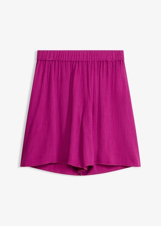 Short de plage en viscose fluide, Couleur: violet