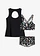 Tankini et haut brassière (ens. 3 pces), Couleur: noir