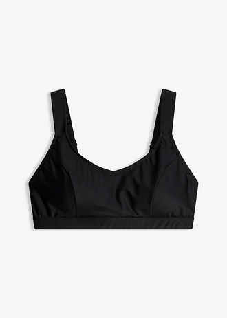 Zabudowany biustonosz bikini, szybkoschnący, kolor: czarny