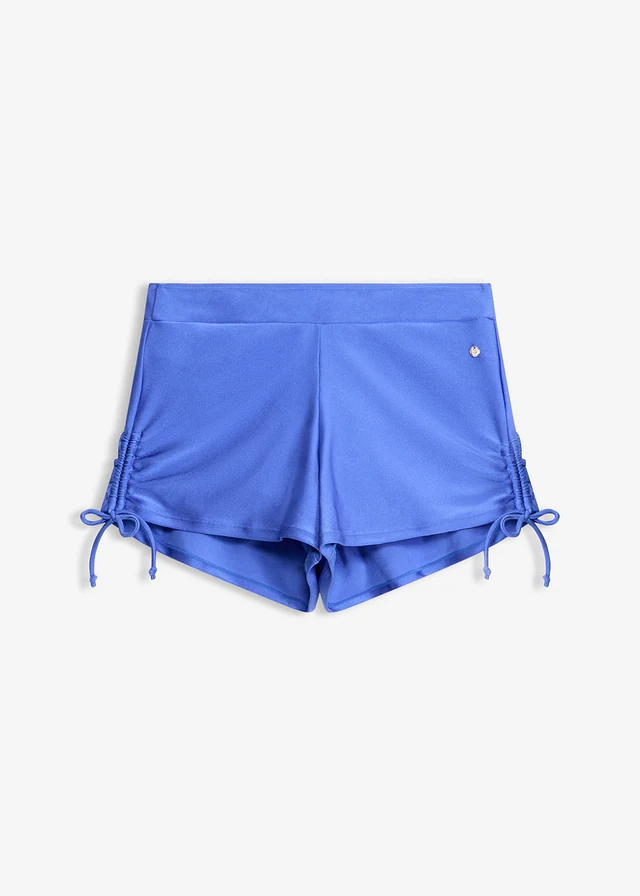 Zwemshort met binnenbroekje van glanzend materiaal • blauw • bonprix online shop