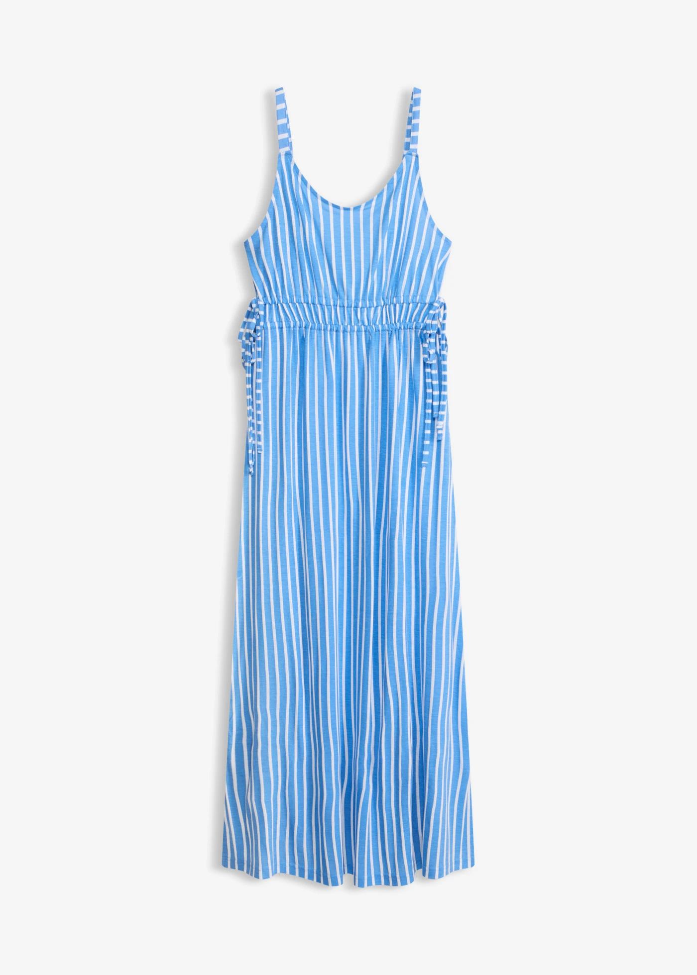 Robe de plage en viscose fluide • bleu / blanc rayé • Boutique bonprix