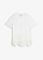Shirt met zijde en gehaakte kant, Kleur: wolwit