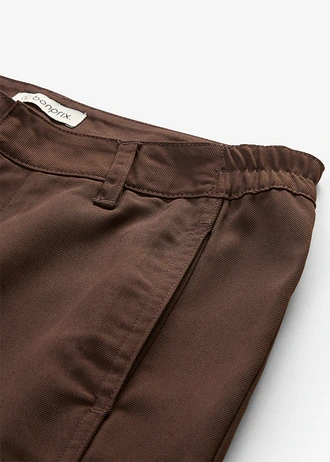 Zomerbroek cropped • donkerbruin • bonprix online shop