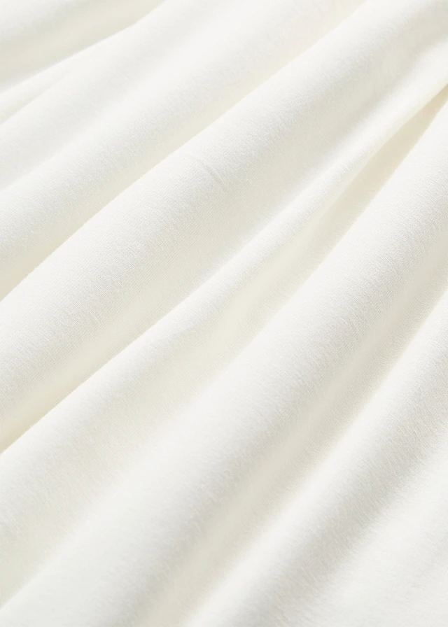 T-shirt avec dentelle, Couleur: écru