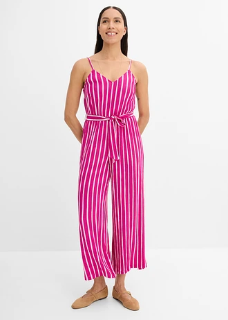 Overál struktúrás viszkózból • fukszia pink-rózsaszín csíkos • bonprix áruház