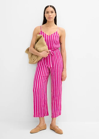 Overál struktúrás viszkózból • fukszia pink-rózsaszín csíkos • bonprix áruház