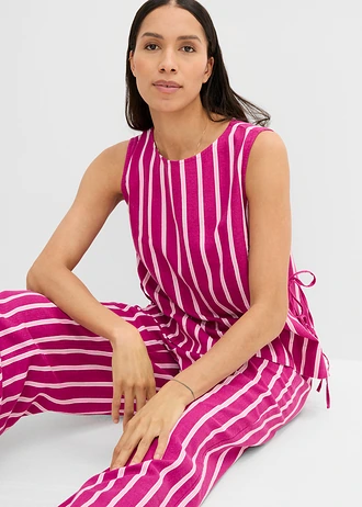 Top rayé • rose fuchsia-rose rayé verticalement • Boutique bonprix