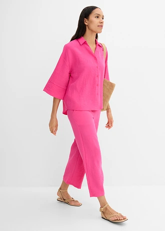Oversized blouse van een viscosemix • pinklady • bonprix online shop