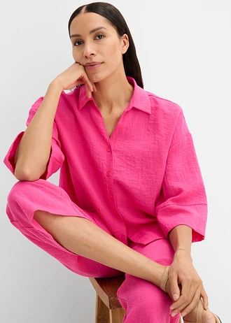 Chemisier oversize • fuchsia • Boutique bonprix