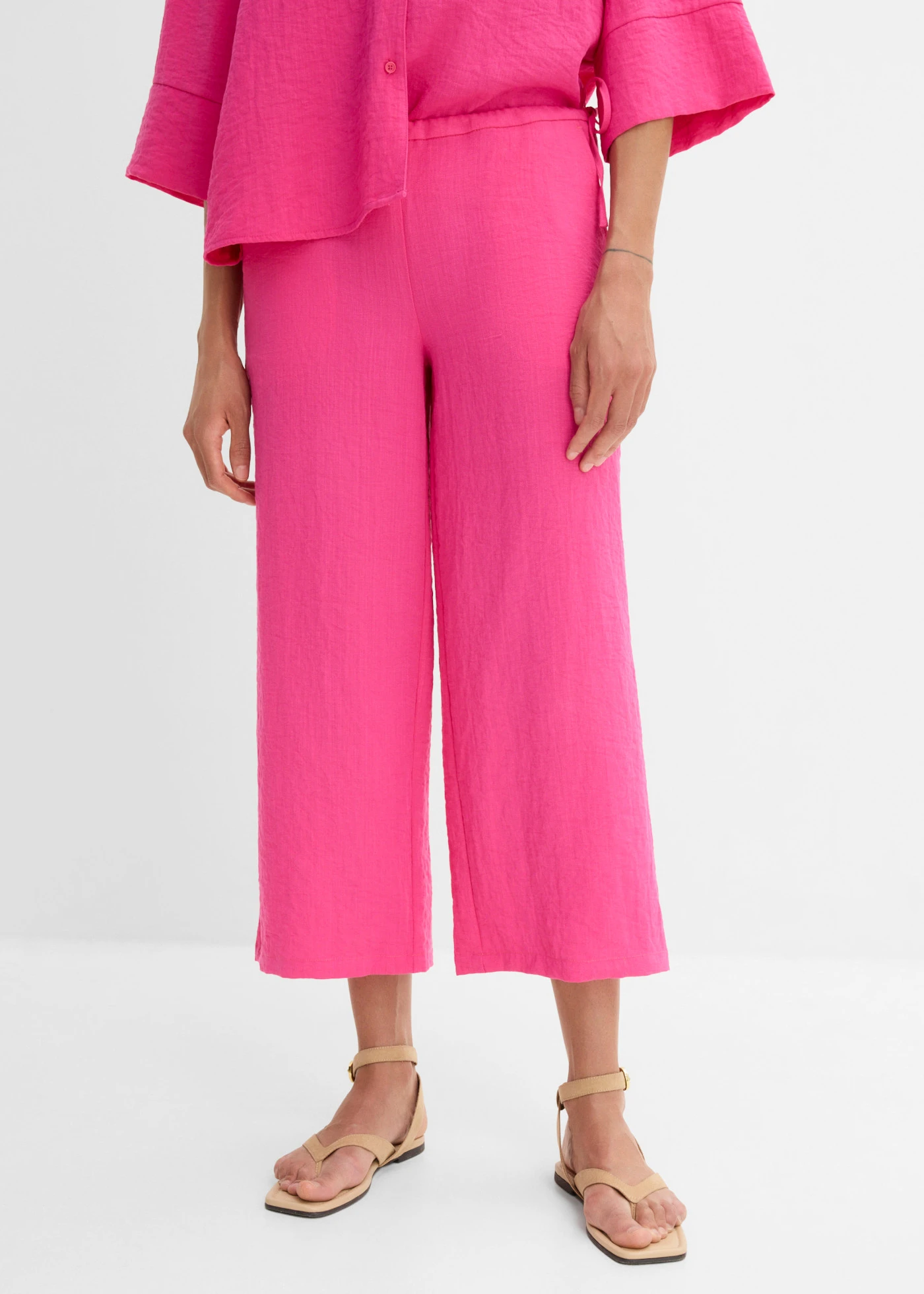 Culotte kalhoty z viskózové směsi • pinklady • bonprix obchod