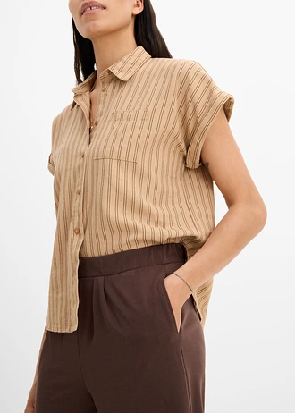 Pantalon en jersey • marron foncé • Boutique bonprix