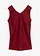 Top 100% lin, Couleur: rouge rubis
