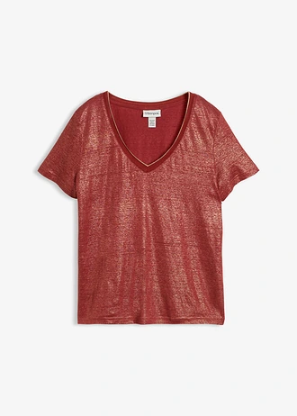 T-shirt 100% lin avec lurex