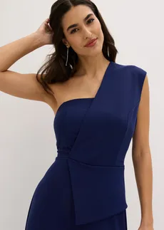 Combinaison en crêpe texturé • bleu nuit • Boutique bonprix