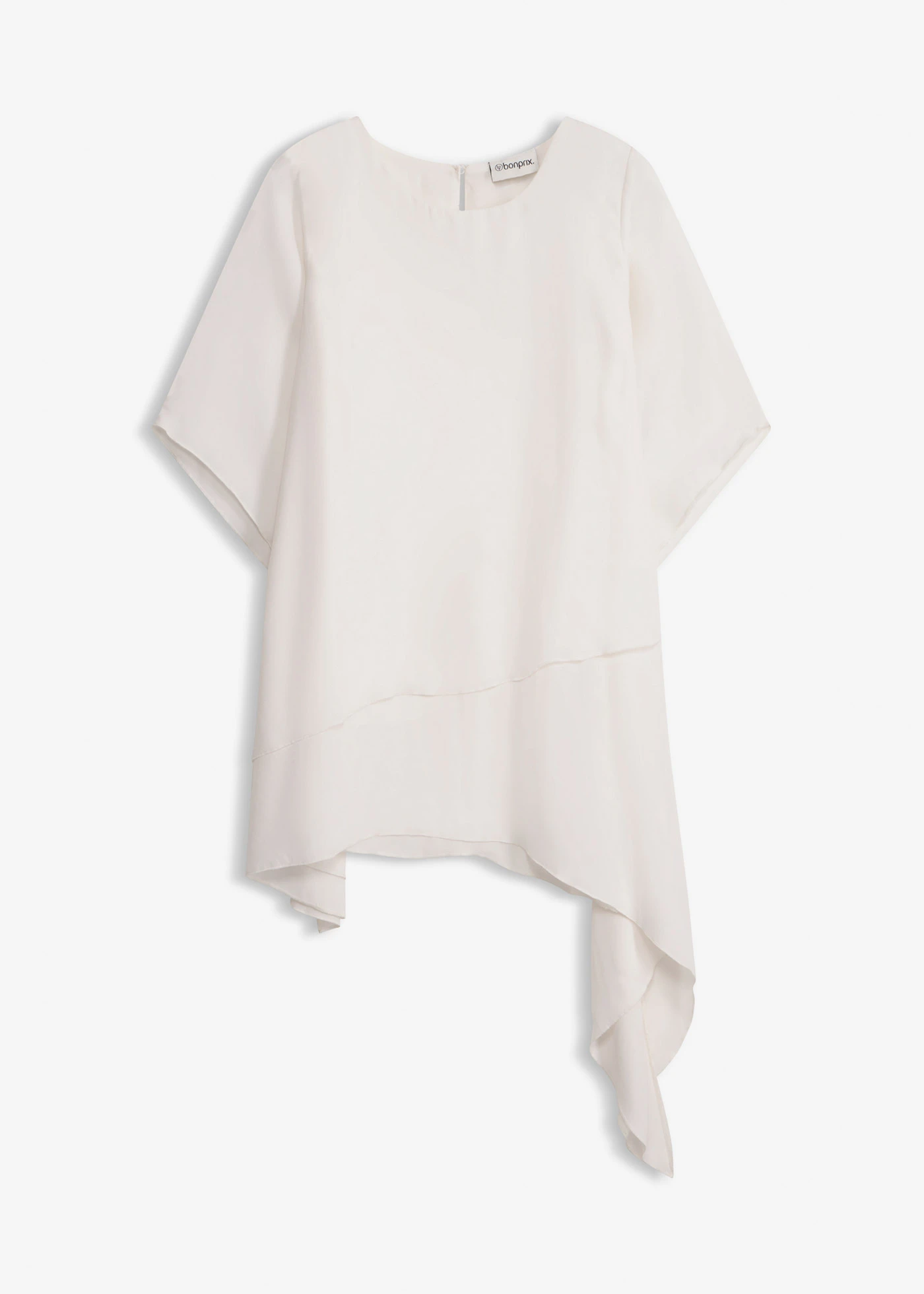 Blouse met puntjes in layerlook • wolwit • bonprix online shop