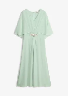 Robe en mousseline avec strass • menthe cristal • Boutique bonprix