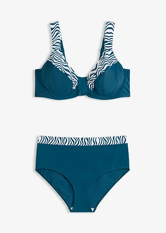 Costum de baie minimizer cu bretele căptușite (set/2 piese)