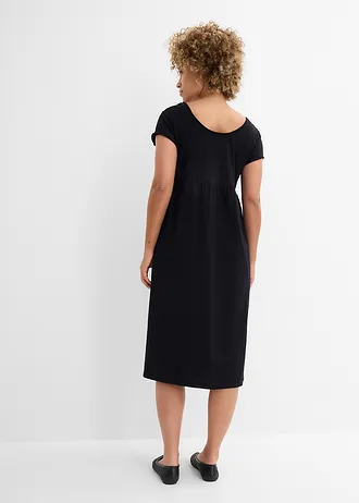 Robe midi 100% coton • noir • Boutique bonprix