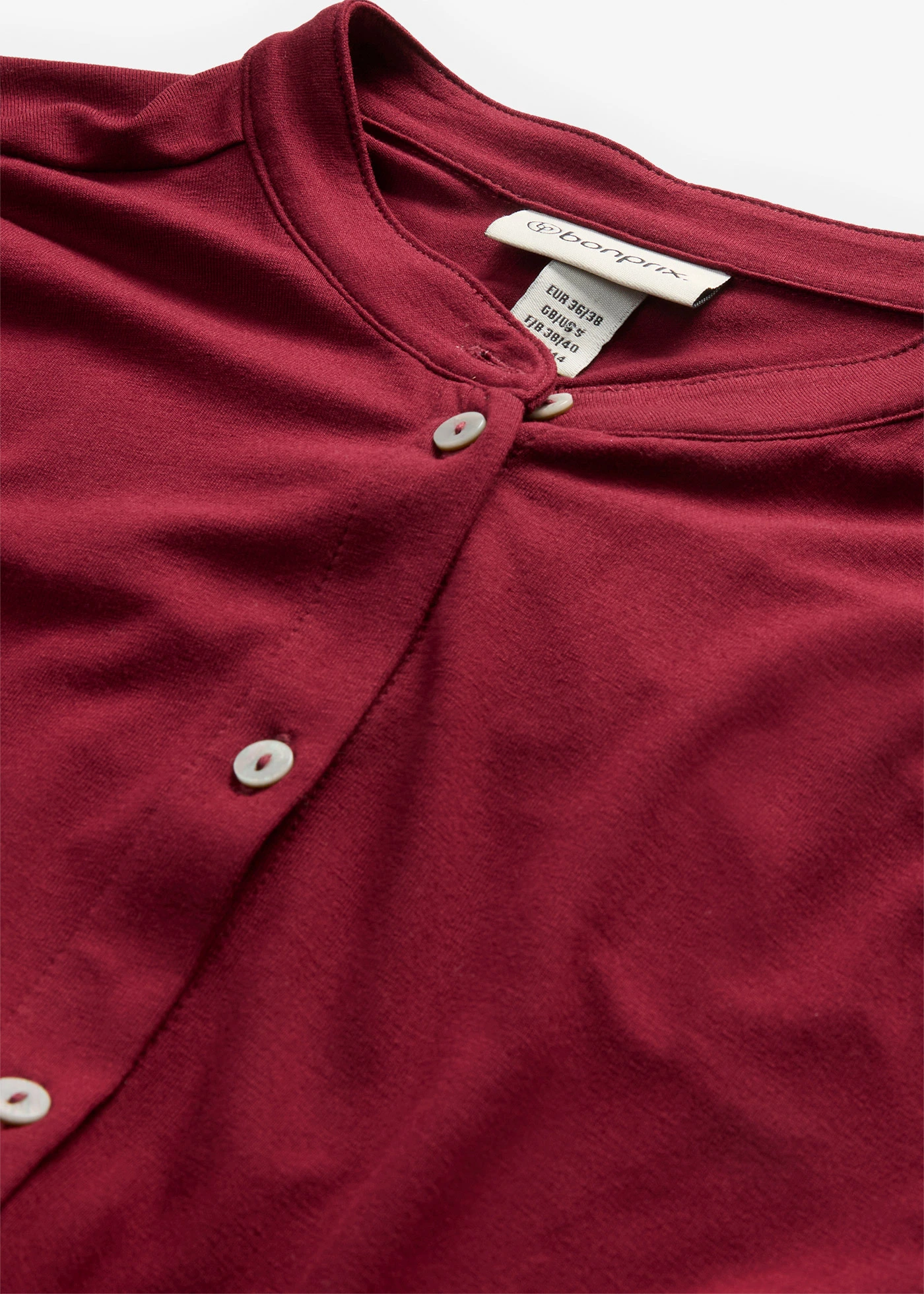 Blouse in een zachte viscosemix • robijnrood • bonprix online shop